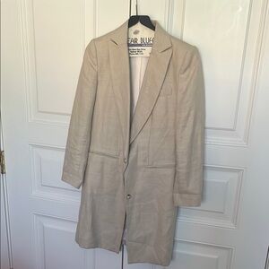 Emerson Fry linen long blazer / topper
